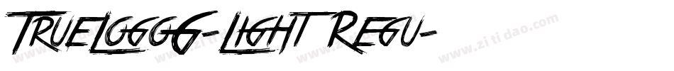 TrueLogoG-Light Regu字体转换